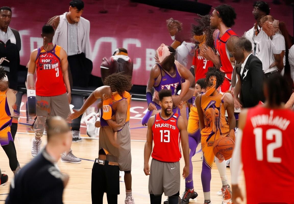 2018年NBA火箭对太阳经典对决：哈登保罗领航，艾顿新秀闪耀